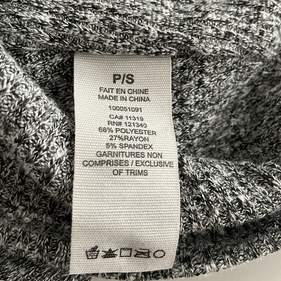 S Garage Crop Tube Top with Straps - Gray - Picture 5 of 10